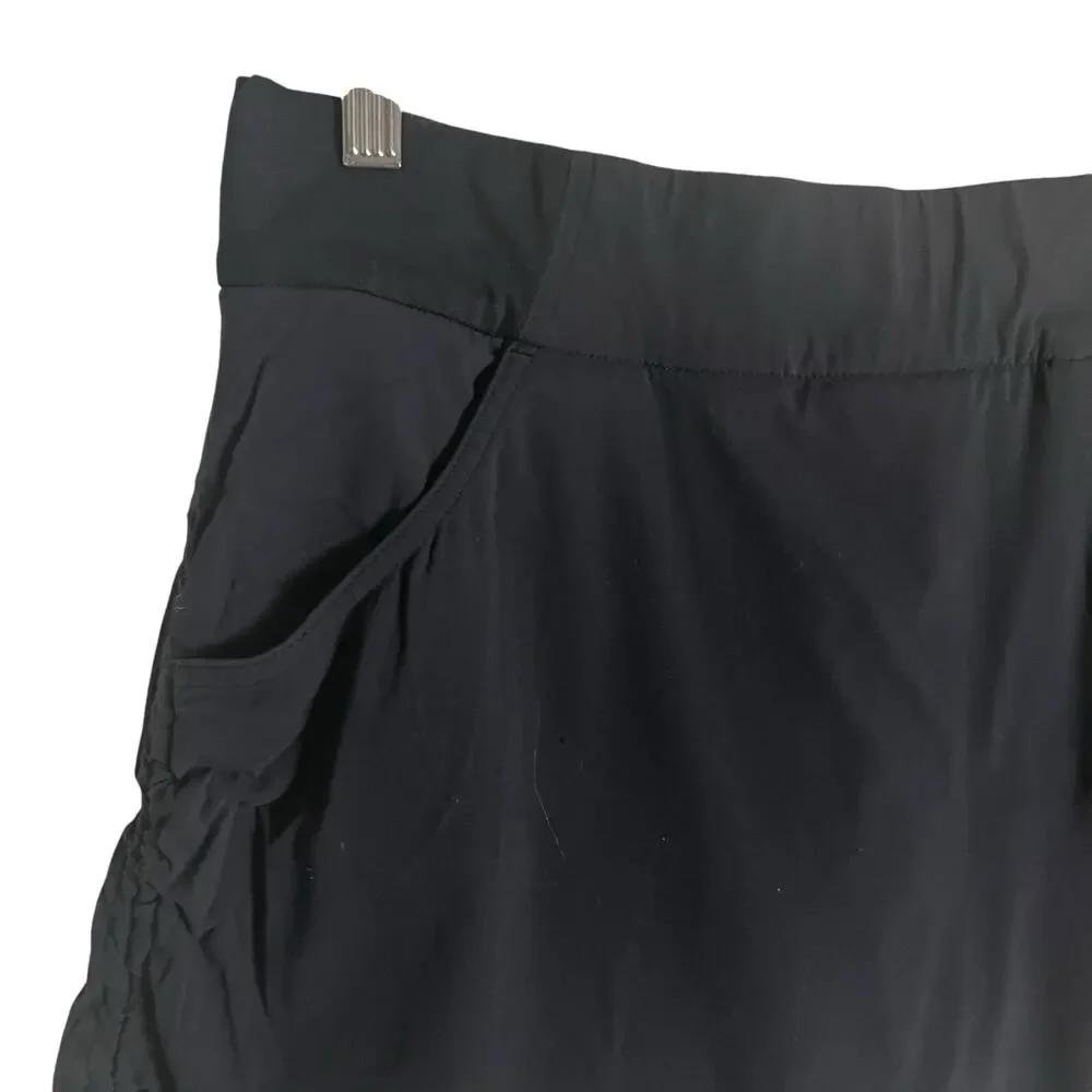 Columbia Anytime Black Casual Side Cinch UPF Mini Skort Size Medium